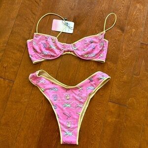 Oceanus playboy size Large bikini top and cheeky bottom size large sold out!